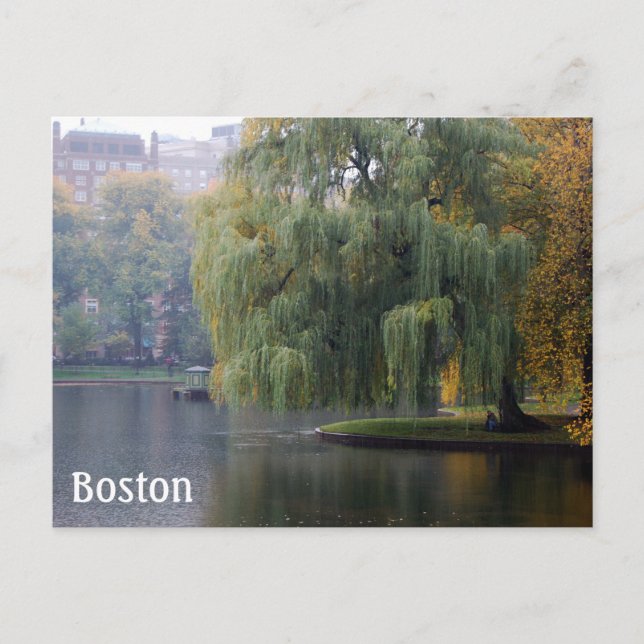 Cartão Postal Jardins Públicos de Boston (Frente)