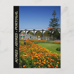 Cartão Postal Jardins Ribeira Grande
