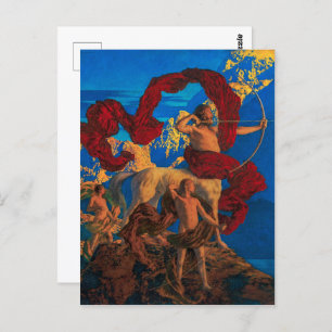 Cartão Postal Jason e seu professor Maxfield Parrish