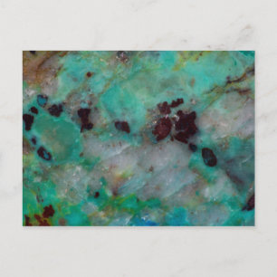 Cartão Postal Jasper Crisocola Azul