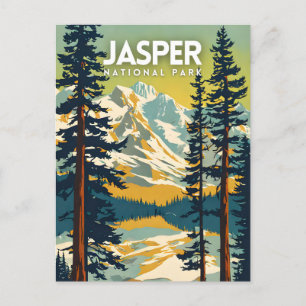 Cartão Postal Jasper National Park Nostalgic Viagem
