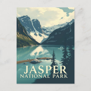 Cartão Postal Jasper National Park Viagem Nature