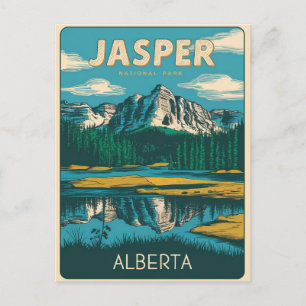 Cartão Postal Jasper Nationla Park Alberta canada presentes de v