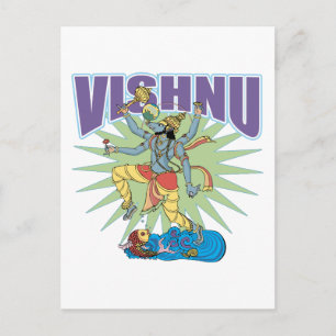 Cartão Postal Javali Vishnu Varaha