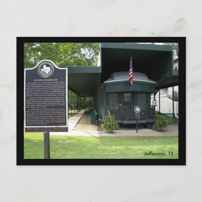 Cartão Postal Jay Gould Car (Frente)