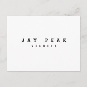 Cartão Postal Jay Peak Vermont