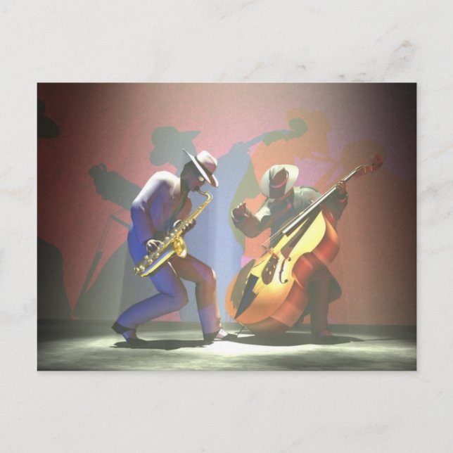 Cartão Postal Jazz Duel (Frente)