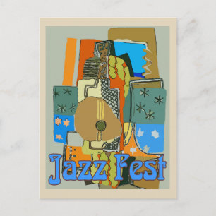 Cartão Postal Jazz Fest, Abstrato