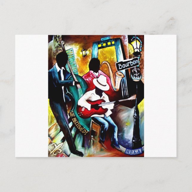 Cartão Postal Jazz na Rua Bourbon..jpg (Frente)
