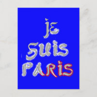 Je Suis Paris Art Impressão