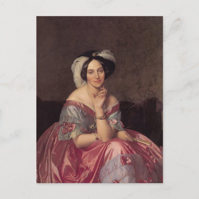 Cartão Postal Jean Auguste Ingres Art (Frente)