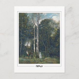 Cartão Postal Jean-Baptiste-Camille Corot #1 - Belas Artes Postc