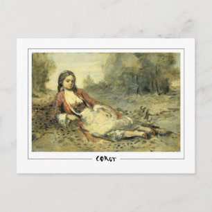 Cartão Postal Jean-Baptiste-Camille Corot #251-2 - Belas Artes P