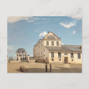 Cartão Postal Jean-Baptiste-Camille Corot - Casa e Fábrica