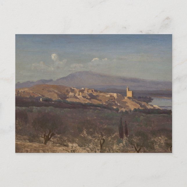Cartão Postal Jean-Baptiste-Camille Corot-Villeneuve-les-Avignon (Frente)
