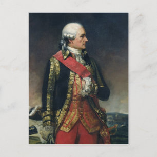 Cartão Postal Jean-Baptiste de Vimeur Conde de Rochambeau