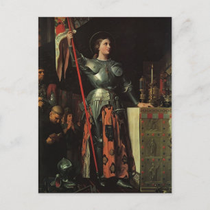 Cartão Postal Jean Dominique Ingres - Joan of Arc