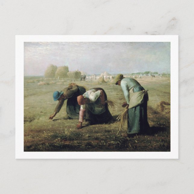 Cartão Postal Jean-Francois Millet, 1857 (Frente)