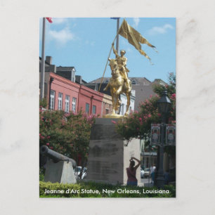 Cartão Postal Jeanne d'Arc Nova Orleans