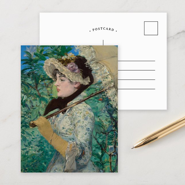 Cartão Postal Jeanne | Édouard Manet (Criador carregado)