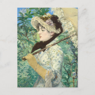 Cartão Postal Jeanne (Primavera) Edouard Manet