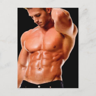 Cartão Postal Jeans Escuros Hunk