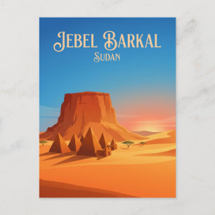 Cartão Postal Jebel Barkal Sudão