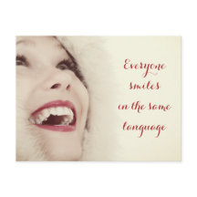 Jeder lächelt em derselben Sprache