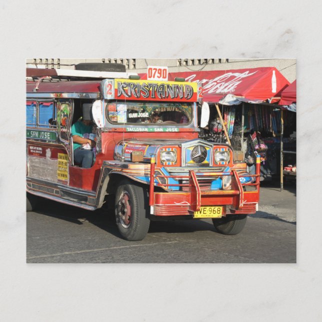 Cartão Postal Jeepney (Frente)