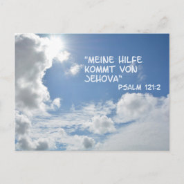 Cartão Postal Jehova hilft