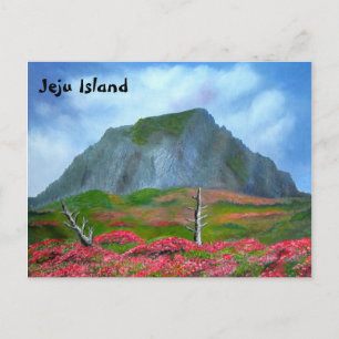 Cartão Postal Jeju Island Korea (제 주 도) Texto inglês