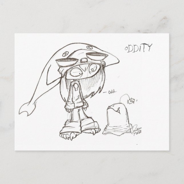 Cartão Postal jenn, Oddity (Frente)