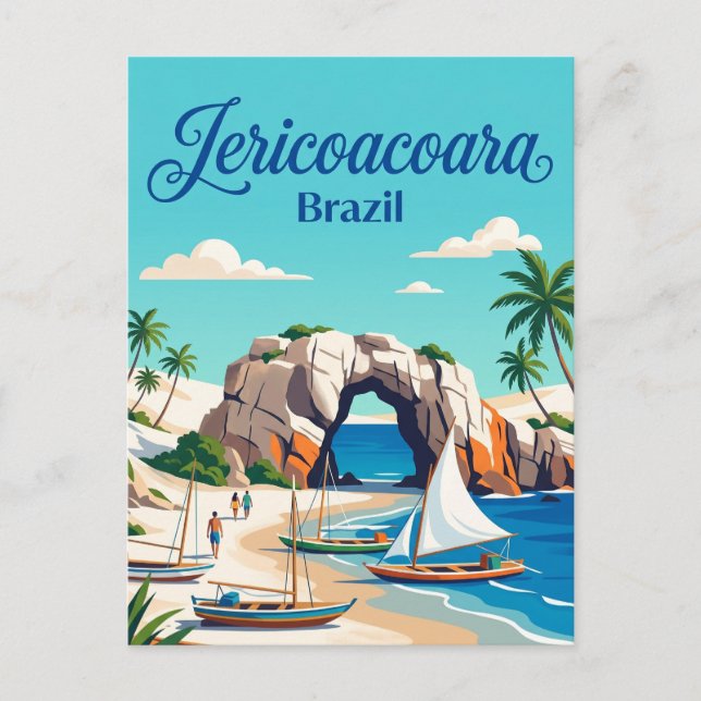 Cartão Postal Jericoacoara Brasil (Frente)