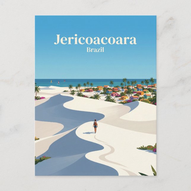 Cartão Postal Jericoacoara Brasil (Frente)