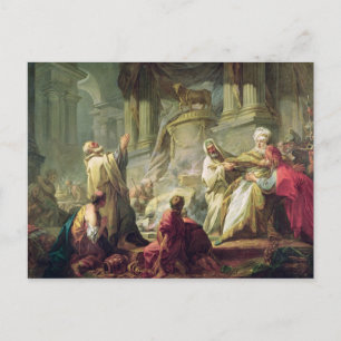 Cartão Postal Jeroboam Sacrificing para o Ouro, 1752