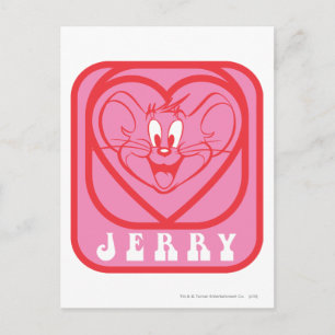 Cartão Postal Jerry Pink Hearts