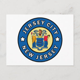 Cartão Postal Jersey City New Jersey