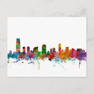 Cartão Postal Jersey City New Jersey Skyline