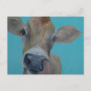 Cartão Postal Jersey Cow