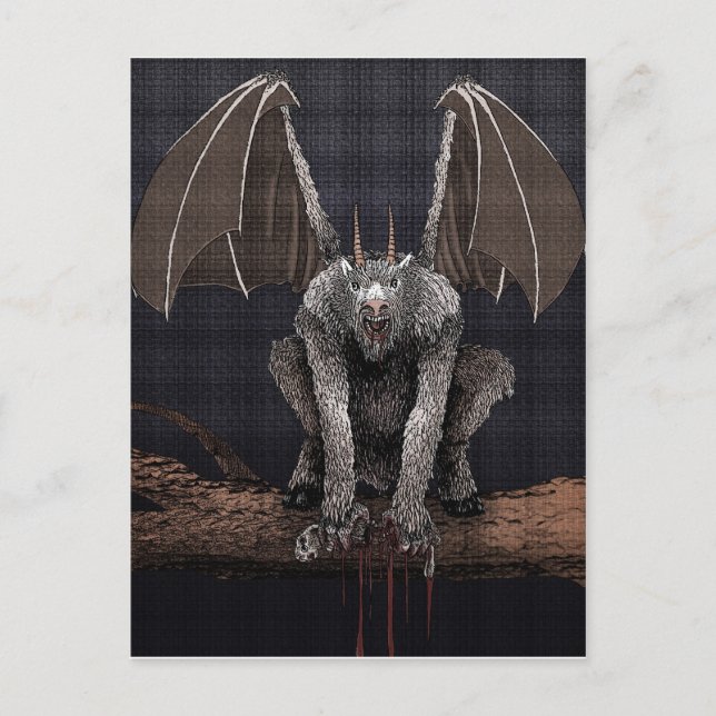 Cartão Postal Jersey Devil (Frente)