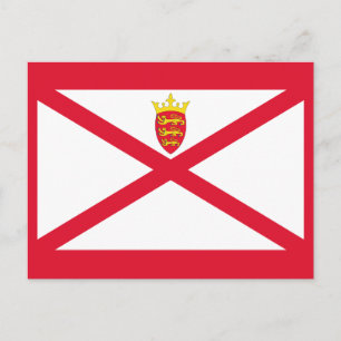 Cartão Postal Jersey Flag