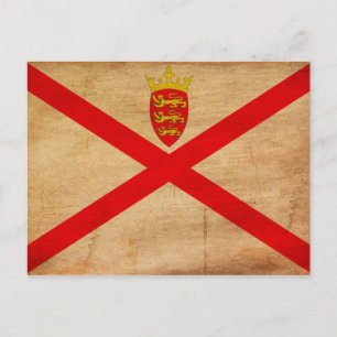Cartão Postal Jersey Flag