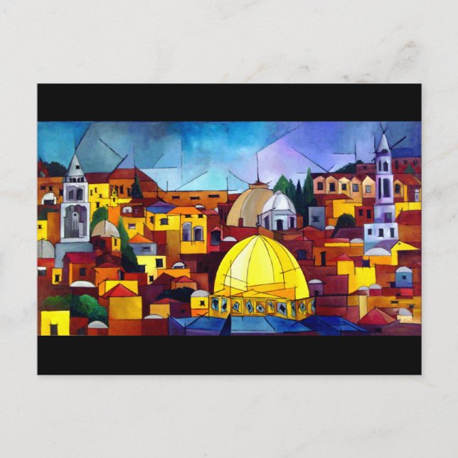 Cartão Postal Jerusalem (Frente)