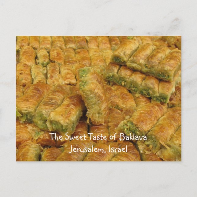 Cartão postal Jerusalém Israel (Frente)