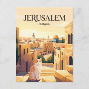 Cartão Postal Jerusalém Israel