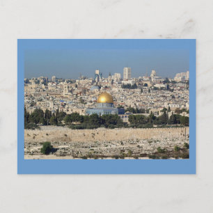 Cartão Postal Jerusalém Israel