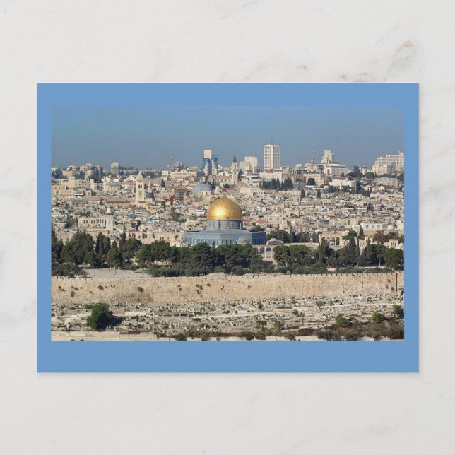 Cartão Postal Jerusalém Israel (Frente)