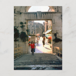 Cartão Postal Jerusalém, perto da Igreja do Santo Sepultor