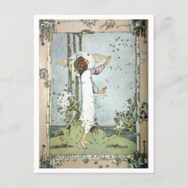 Cartão Postal Jessie M. King - Borboletas Tudo Azul