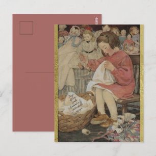 Cartão Postal Jessie Wilcox Smith Comment va la Petite Abeille